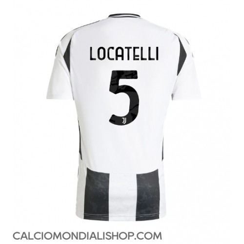 Maglie da calcio Juventus Manuel Locatelli #5 Prima Maglia 2024-25 Manica Corta